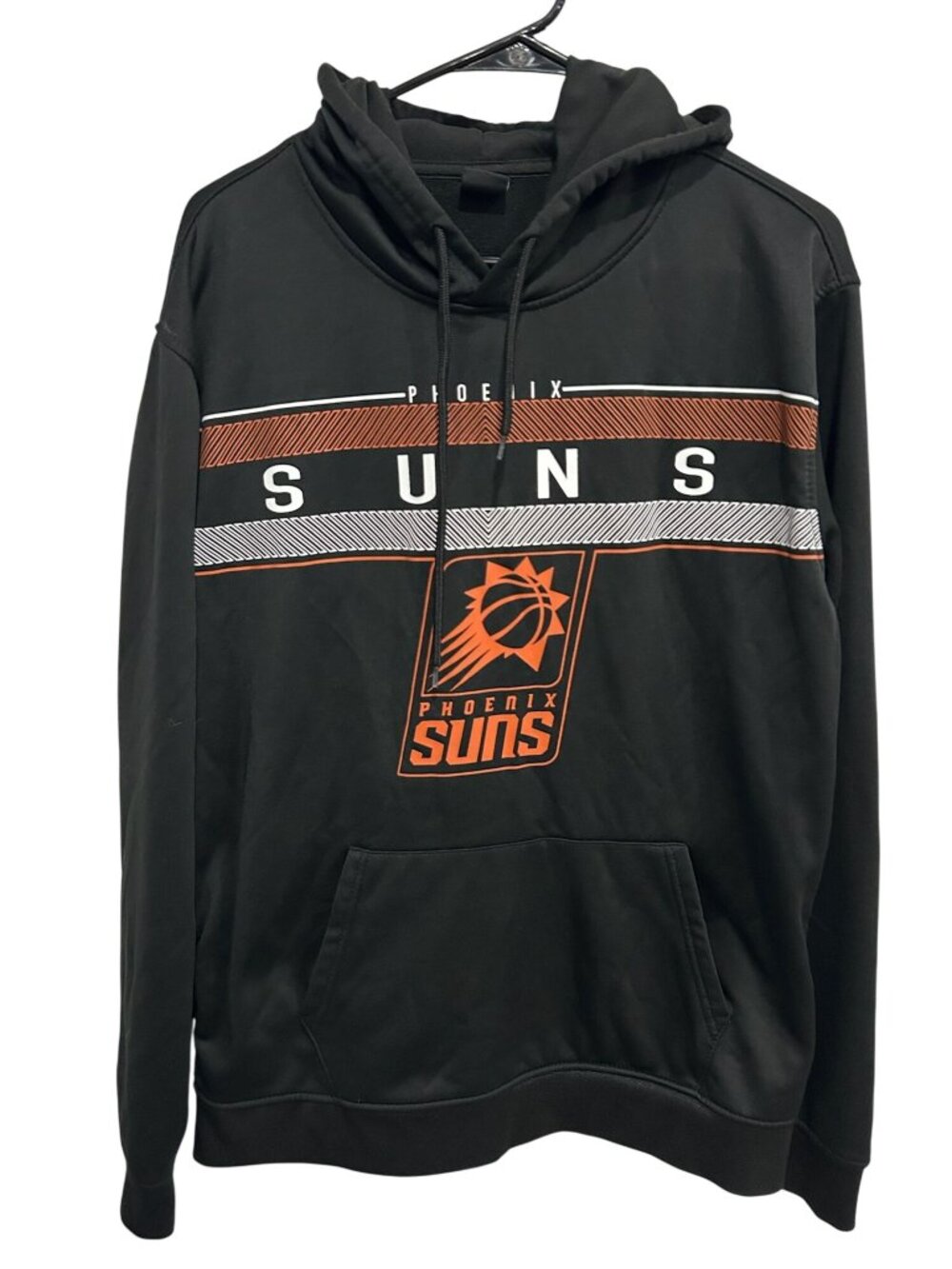 Phoenix Suns Large Ultra Game NBA Pullover Hoodie Black Collegiate Sports